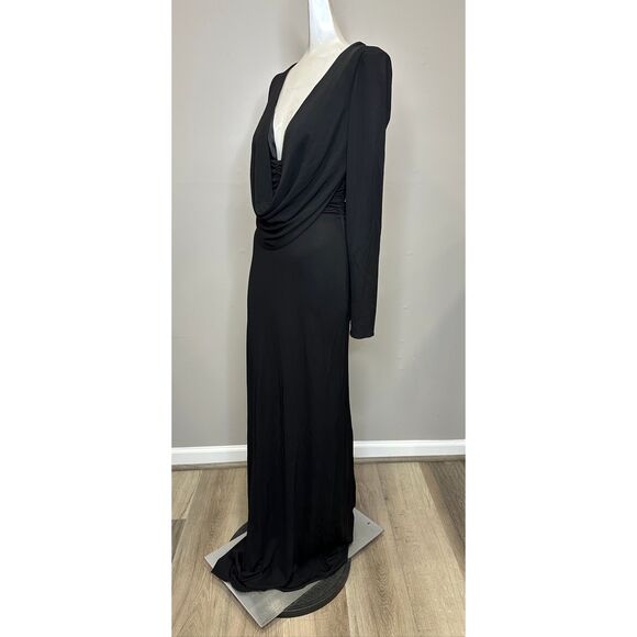 Elisabetta Franchi Red Carpet Crêpe Jersey Column Gown IT42/US6 $860 - Picture 7 of 12